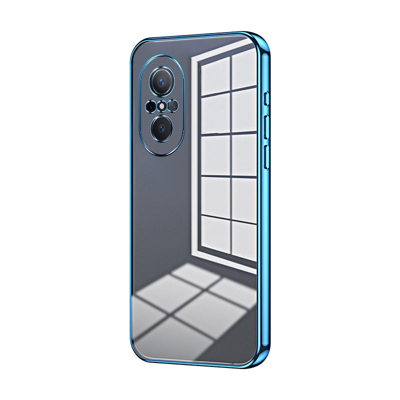 Huawei nova 9 SE Case - Transparent Plating & Precision Hole Design for Luxury and Protection-buycases.co.uk