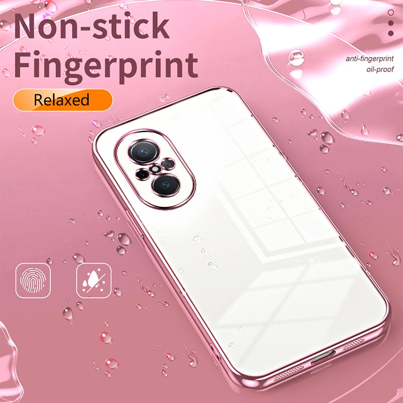 Huawei nova 9 SE Case - Transparent Plating & Precision Hole Design for Luxury and Protection-buycases.co.uk