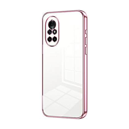 Huawei nova 8 4G Case - Transparent Plating & Precision Hole Design for Luxury and Protection-buycases.co.uk