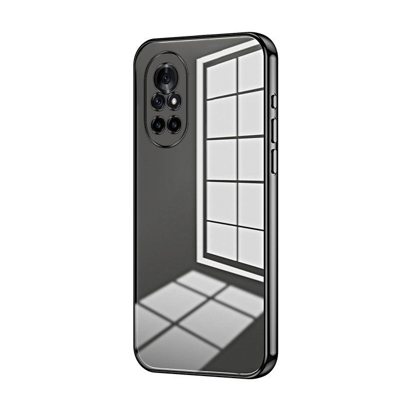 Huawei nova 8 4G Case - Transparent Plating & Precision Hole Design for Luxury and Protection-buycases.co.uk