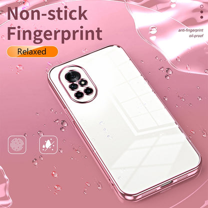 Huawei nova 8 5G Case - Transparent Plating & Precision Hole Design for Luxury and Protection-buycases.co.uk