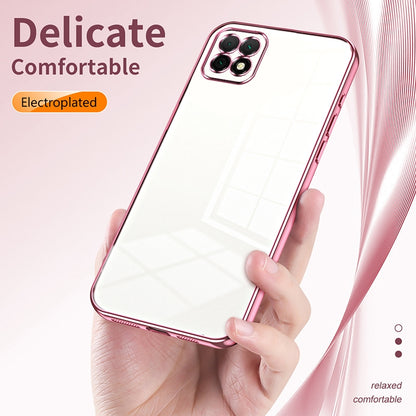 Huawei nova Y60 Case - Transparent Plating & Precision Hole Design for Luxury and Protection-buycases.co.uk