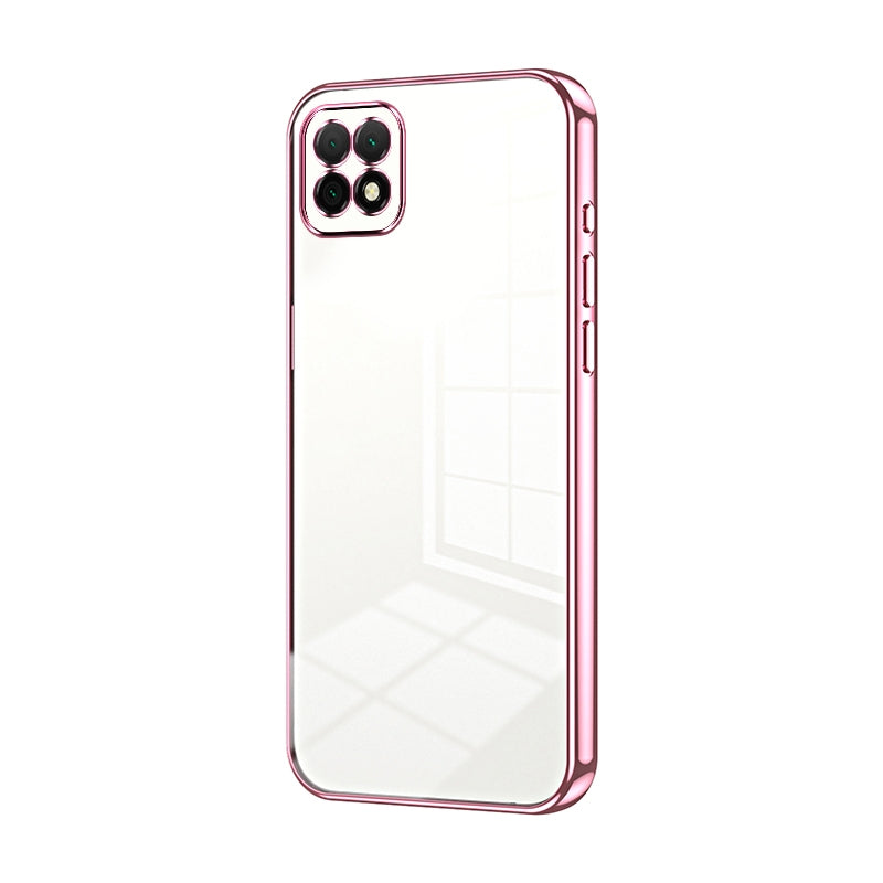 Huawei nova Y60 Case - Transparent Plating & Precision Hole Design for Luxury and Protection-buycases.co.uk