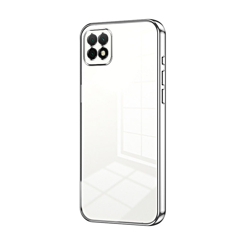 Huawei Enjoy 20 Case - Transparent Plating & Precision Hole Design for Luxury and Protection-buycases.co.uk