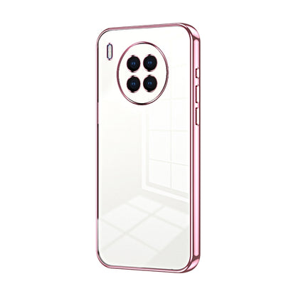Huawei nova 8i Case - Transparent Plating & Precision Hole Design for Luxury and Protection-buycases.co.uk