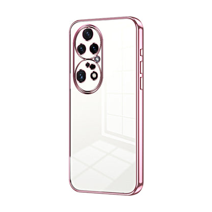 Huawei P50 Pro Case - Transparent Plating & Precision Hole Design for Luxury and Protection-buycases.co.uk