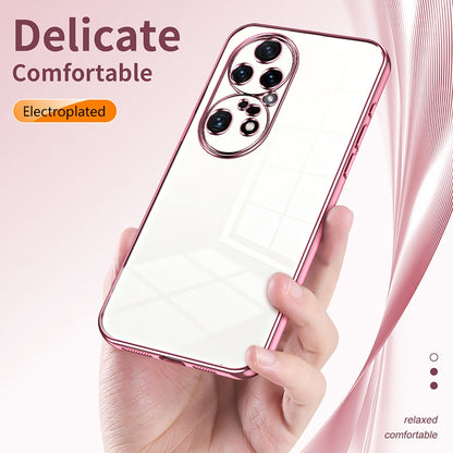 Huawei P50 Pro Case - Transparent Plating & Precision Hole Design for Luxury and Protection-buycases.co.uk