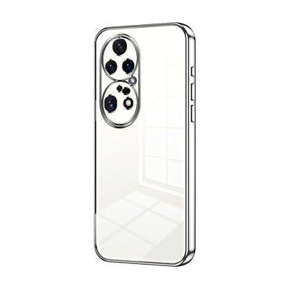 Huawei P50 Pro Case - Transparent Plating & Precision Hole Design for Luxury and Protection-buycases.co.uk