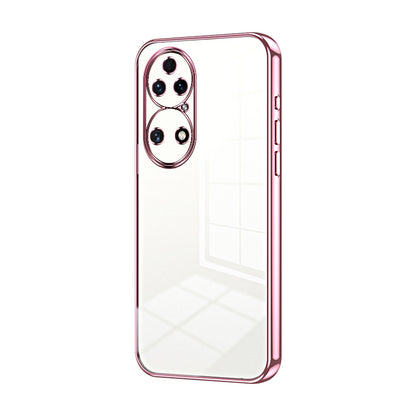 Huawei P50 Case - Transparent Plating & Precision Hole Design for Luxury and Protection-buycases.co.uk