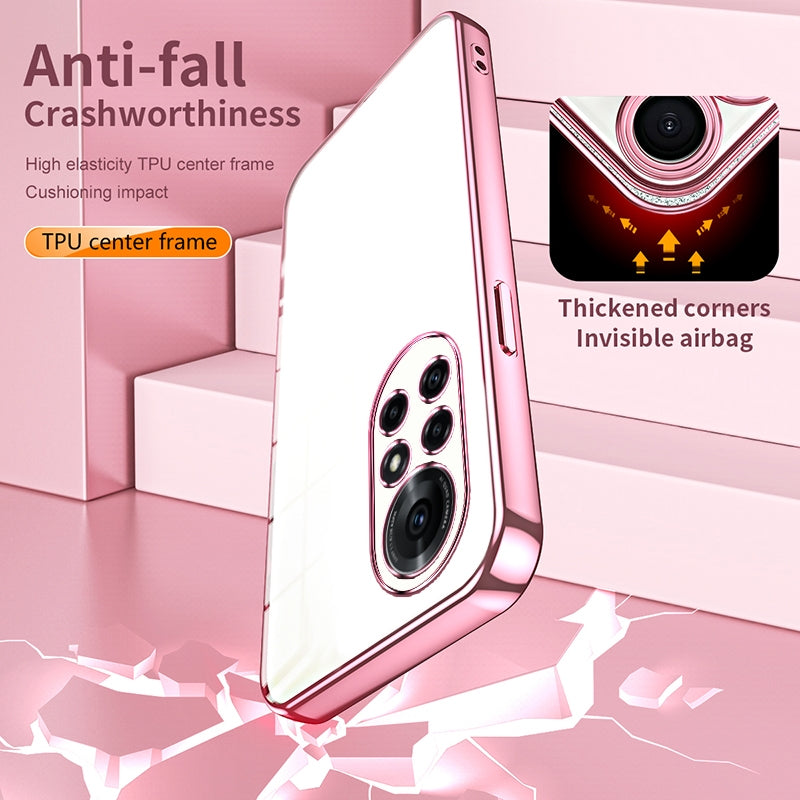 Huawei nova 8 Pro Case - Transparent Plating & Precision Hole Design for Luxury and Protection-buycases.co.uk