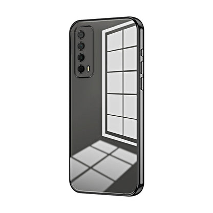 Huawei Enjoy 20 SE Case - Transparent Plating & Precision Hole Design for Luxury and Protection-buycases.co.uk