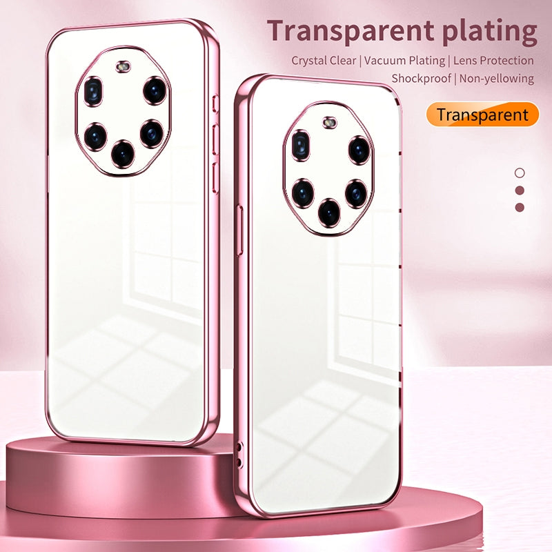 Huawei Mate 40 RS Case - Transparent Plating & Precision Hole Design for Luxury and Protection-buycases.co.uk