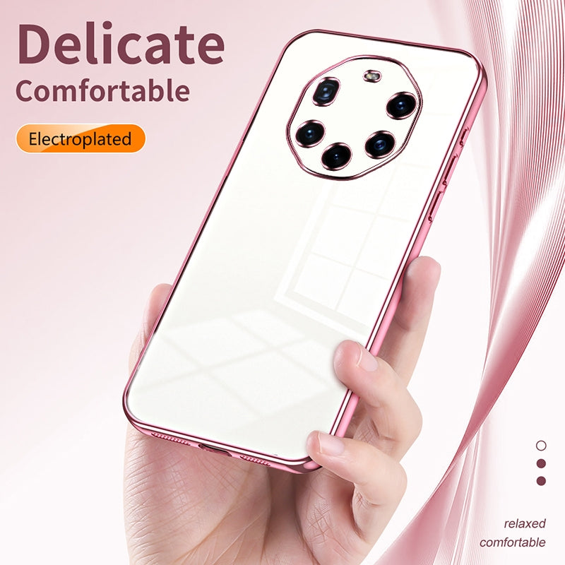Huawei Mate 40 RS Case - Transparent Plating & Precision Hole Design for Luxury and Protection-buycases.co.uk