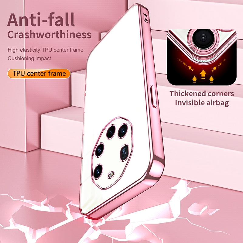 Huawei Mate 40 RS Case - Transparent Plating & Precision Hole Design for Luxury and Protection-buycases.co.uk