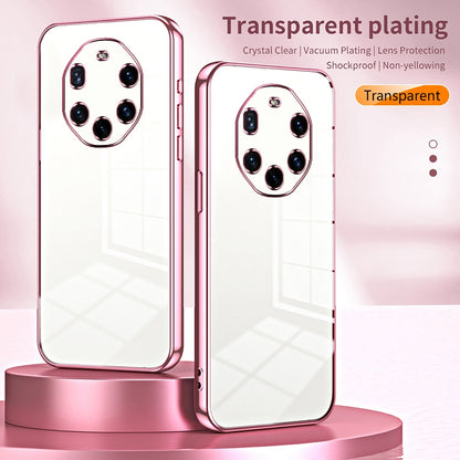 Huawei Mate 40 RS Case - Transparent Plating & Precision Hole Design for Luxury and Protection-buycases.co.uk