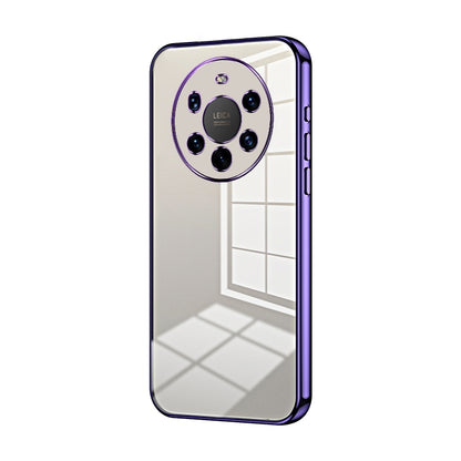 Huawei Mate 40 Pro+ Case - Transparent Plating & Precision Hole Design for Luxury and Protection-buycases.co.uk