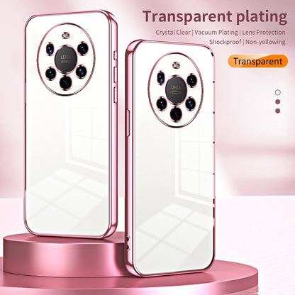 Huawei Mate 40 Pro+ Case - Transparent Plating & Precision Hole Design for Luxury and Protection-buycases.co.uk