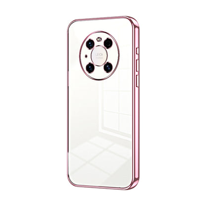 Huawei Mate 40 Pro Case - Transparent Plating & Precision Hole Design for Luxury and Protection-buycases.co.uk