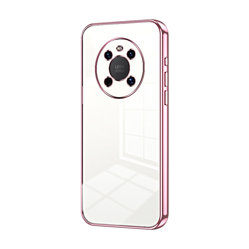 Huawei Mate 40 Case - Transparent Plating & Precision Hole Design for Luxury and Protection-buycases.co.uk