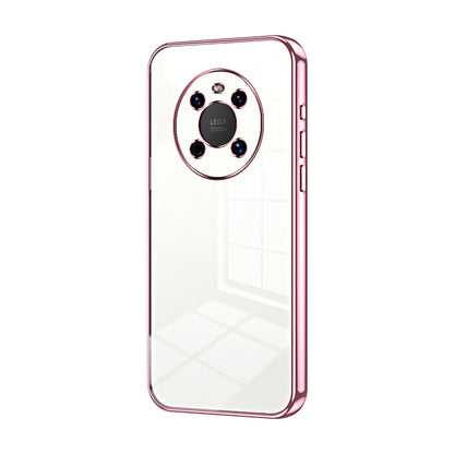 Huawei Mate 40 Case - Transparent Plating & Precision Hole Design for Luxury and Protection-buycases.co.uk
