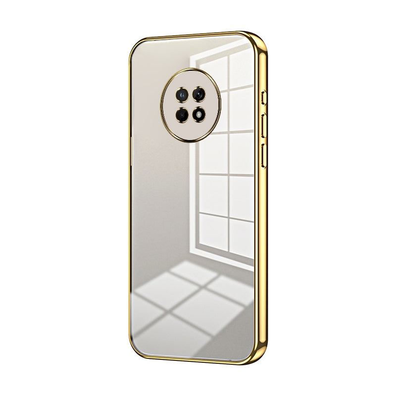 Huawei Enjoy 20 Plus Case - Transparent Plating & Precision Hole Design for Luxury and Protection-buycases.co.uk