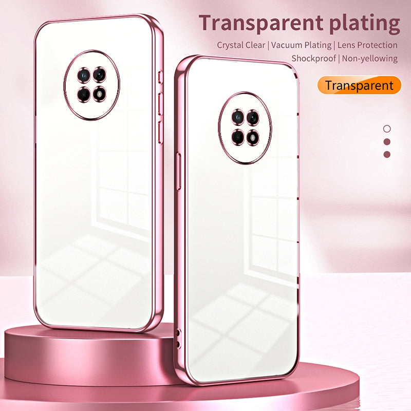 Huawei Enjoy 20 Plus Case - Transparent Plating & Precision Hole Design for Luxury and Protection-buycases.co.uk