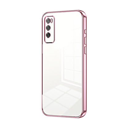 Huawei Enjoy Z 5G Case - Transparent Plating & Precision Hole Design for Luxury and Protection-buycases.co.uk