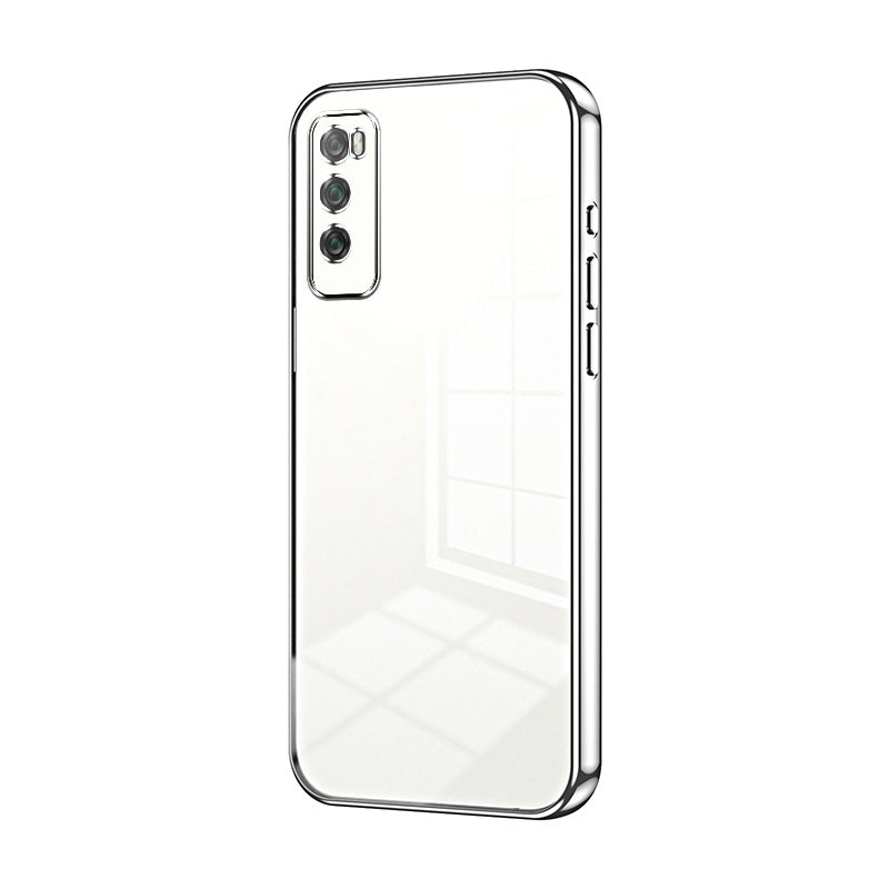 Huawei Enjoy 20 Pro Case - Transparent Plating & Precision Hole Design for Luxury and Protection-buycases.co.uk