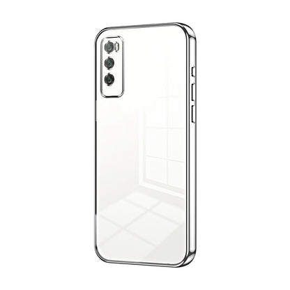 Huawei Enjoy Z 5G Case - Transparent Plating & Precision Hole Design for Luxury and Protection-buycases.co.uk