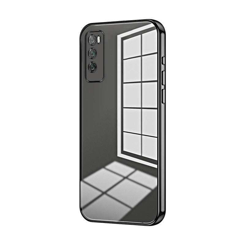 Huawei Enjoy Z 5G Case - Transparent Plating & Precision Hole Design for Luxury and Protection-buycases.co.uk