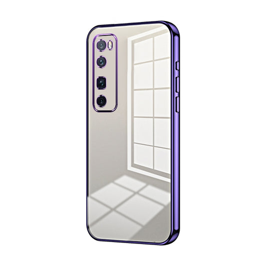 Huawei nova 7 Pro Case - Transparent Plating & Precision Hole Design for Luxury and Protection-buycases.co.uk