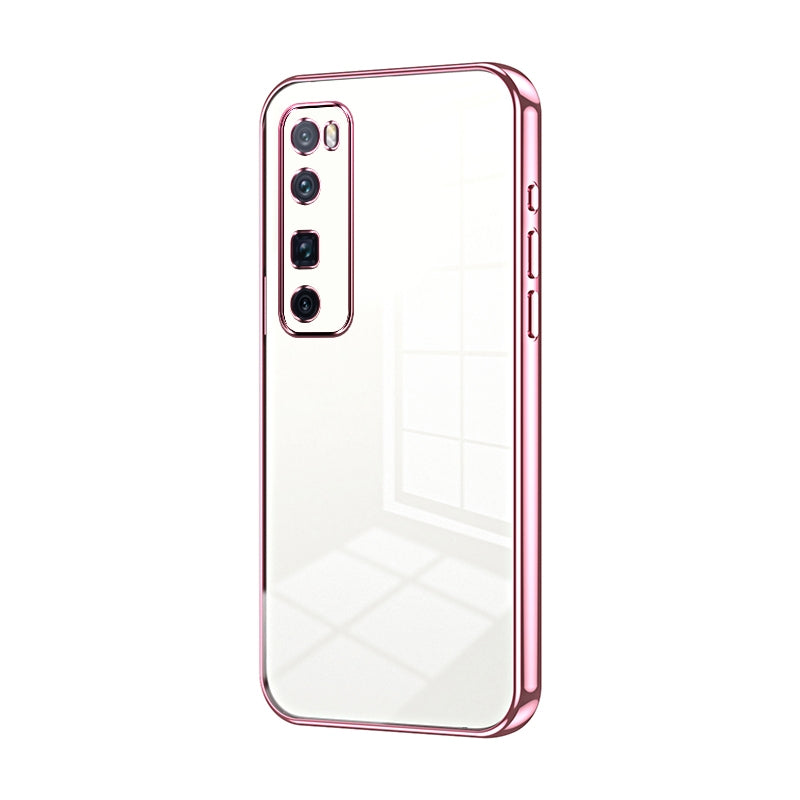 Huawei nova 7 Pro Case - Transparent Plating & Precision Hole Design for Luxury and Protection-buycases.co.uk