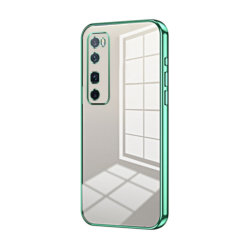 Huawei nova 7 Pro Case - Transparent Plating & Precision Hole Design for Luxury and Protection-buycases.co.uk