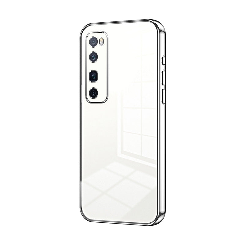 Huawei nova 7 Pro Case - Transparent Plating & Precision Hole Design for Luxury and Protection-buycases.co.uk