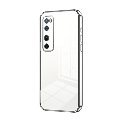 Huawei nova 7 Pro Case - Transparent Plating & Precision Hole Design for Luxury and Protection-buycases.co.uk
