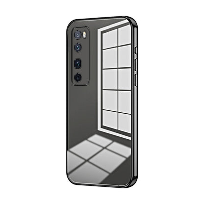 Huawei nova 7 Pro Case - Transparent Plating & Precision Hole Design for Luxury and Protection-buycases.co.uk