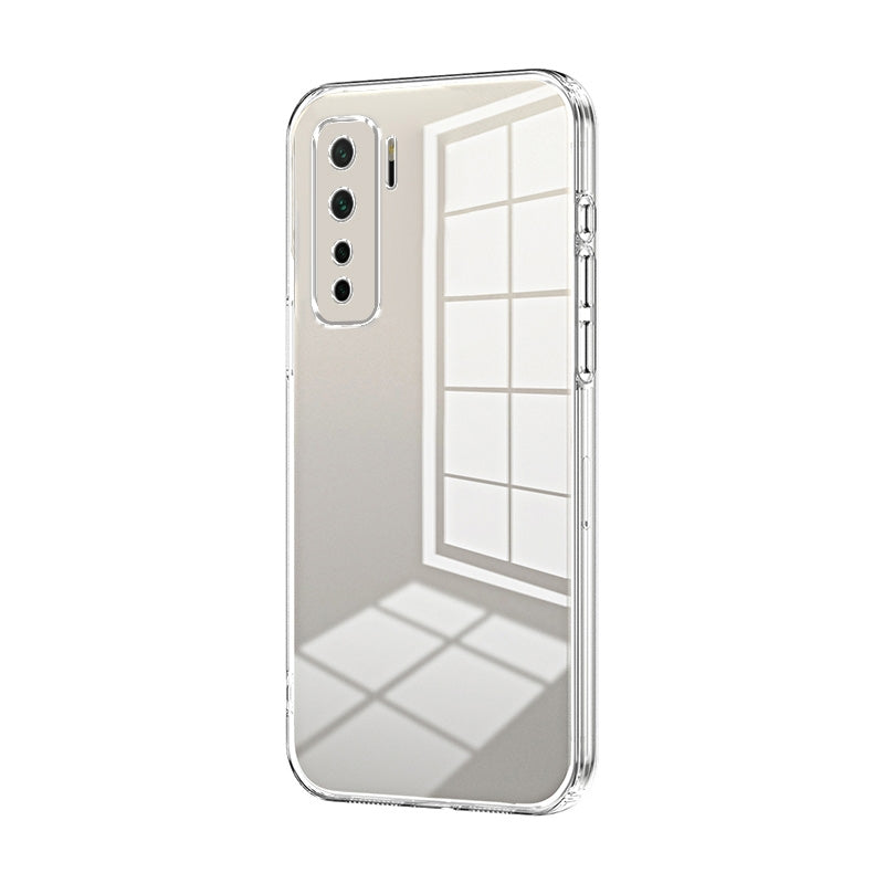 Huawei nova 7 SE Case - Transparent Plating & Precision Hole Design for Luxury and Protection-buycases.co.uk