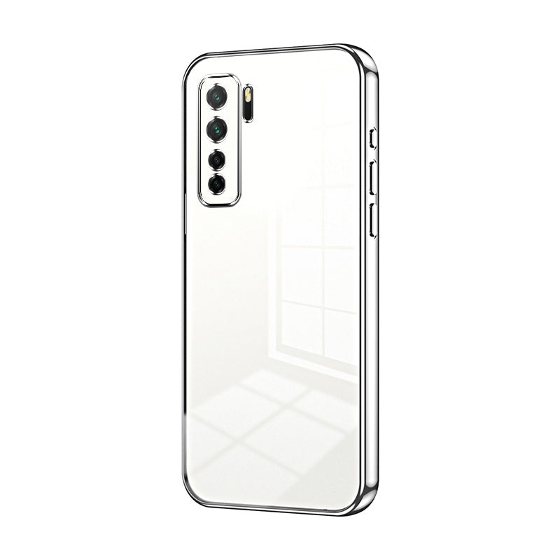 Huawei nova 7 SE Case - Transparent Plating & Precision Hole Design for Luxury and Protection-buycases.co.uk