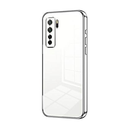 Huawei nova 7 SE Case - Transparent Plating & Precision Hole Design for Luxury and Protection-buycases.co.uk