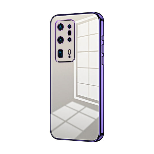 Huawei P40 Pro+ Case - Transparent Plating & Precision Hole Design for Luxury and Protection-buycases.co.uk