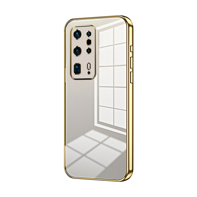 Huawei P40 Pro+ Case - Transparent Plating & Precision Hole Design for Luxury and Protection-buycases.co.uk