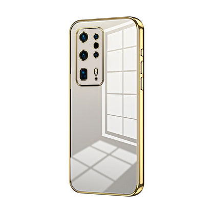 Huawei P40 Pro+ Case - Transparent Plating & Precision Hole Design for Luxury and Protection-buycases.co.uk