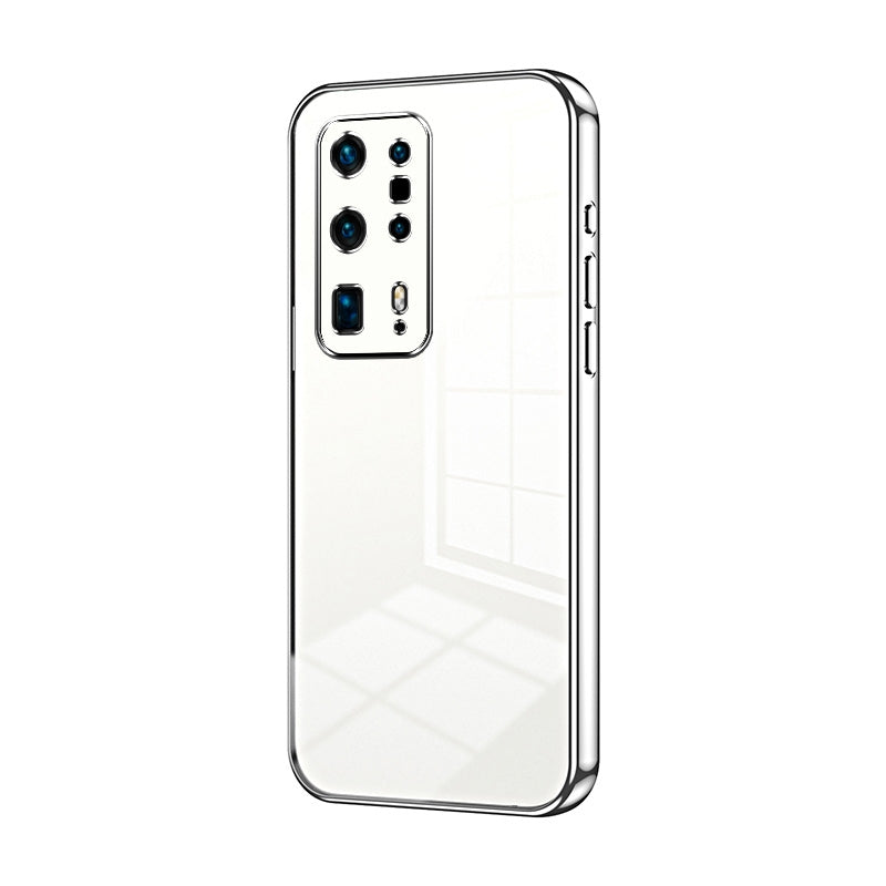 Huawei P40 Pro+ Case - Transparent Plating & Precision Hole Design for Luxury and Protection-buycases.co.uk