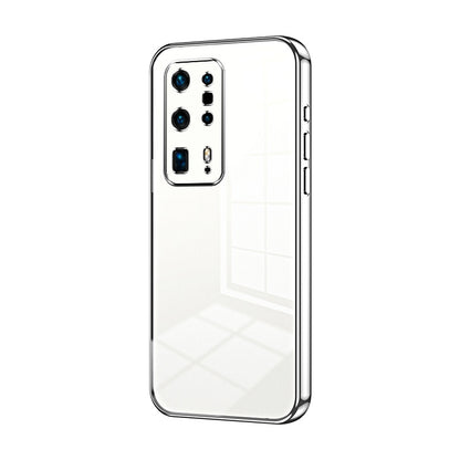 Huawei P40 Pro+ Case - Transparent Plating & Precision Hole Design for Luxury and Protection-buycases.co.uk