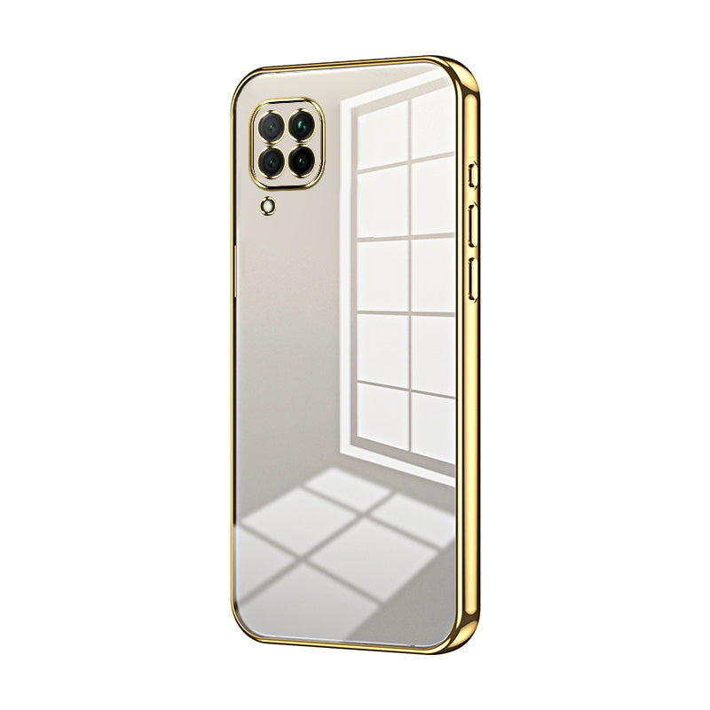 Huawei nova 6 SE Case - Transparent Plating & Precision Hole Design for Luxury and Protection-buycases.co.uk