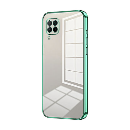 Huawei P40 lite 4G Case - Transparent Plating & Precision Hole Design for Luxury and Protection-buycases.co.uk