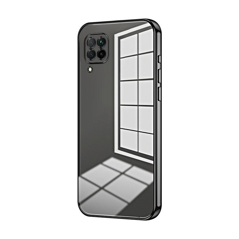 Huawei P40 lite 4G Case - Transparent Plating & Precision Hole Design for Luxury and Protection-buycases.co.uk