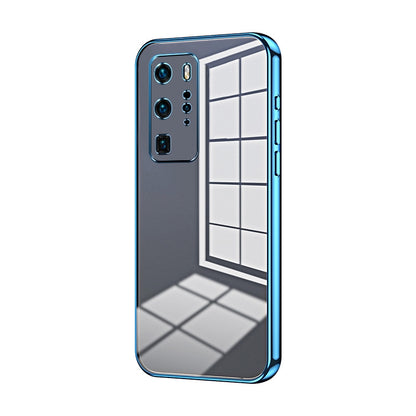Huawei P40 Pro Case - Transparent Plating & Precision Hole Design for Luxury and Protection-buycases.co.uk