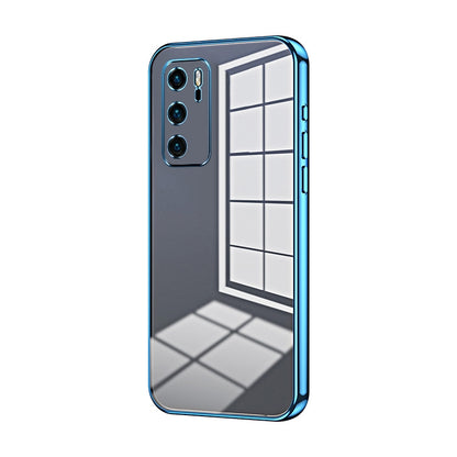 Huawei P40 Case - Transparent Plating & Precision Hole Design for Luxury and Protection-buycases.co.uk