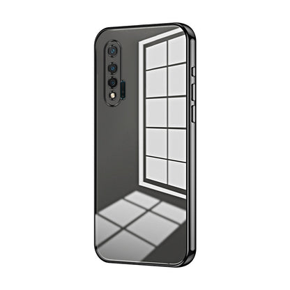 Huawei nova 6 Case - Transparent Plating & Precision Hole Design for Luxury and Protection-buycases.co.uk